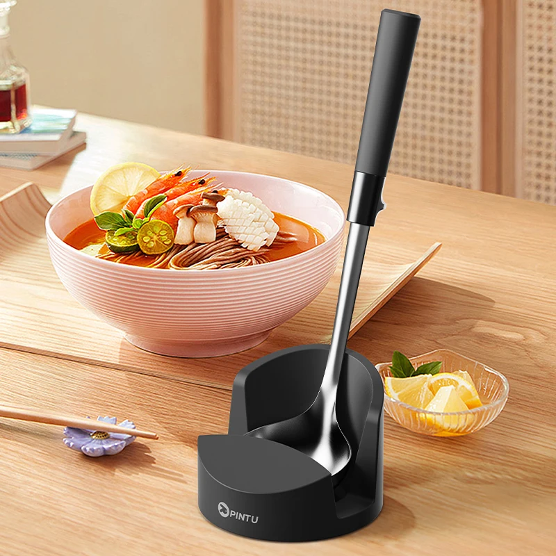 1/2 قطعة غطاء وعاء السيليكون الدائري رف تخزين المطبخ المنظم لملعقة قطع مجلس عيدان-المنزلية الأساسية #1