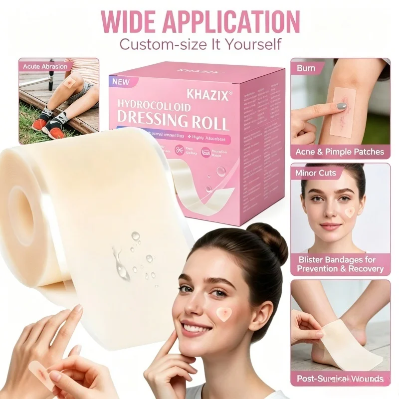 2 Boxes Outdoor Portable Adhesive Bandage Roll Customizable Cutting Skin Protector Quick Opening Wound Healing Supply