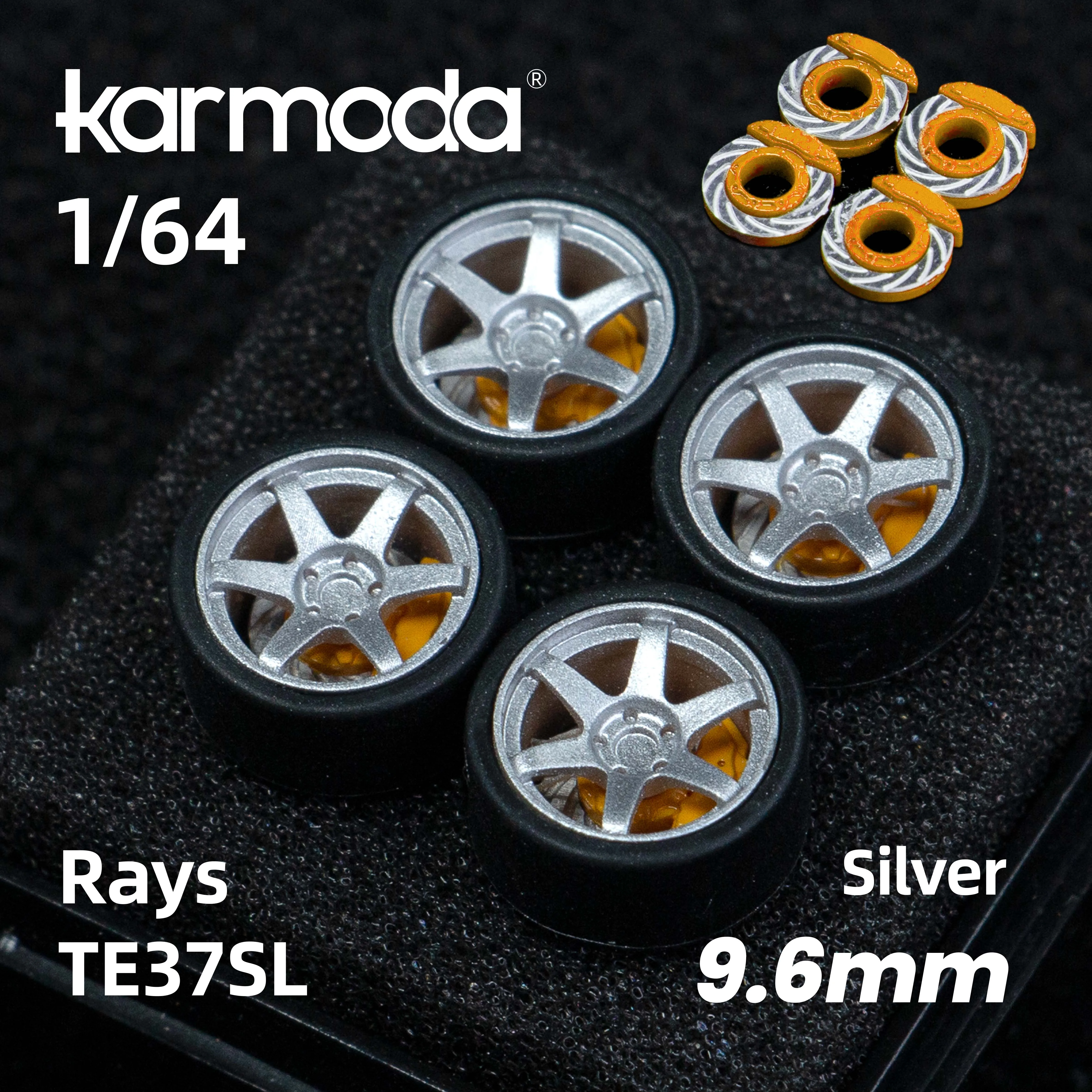 

Модель ступицы колес Karmoda 1:64, подходит для резиновых шин Hotwheel MINIGT с лучами 10,6 мм te37sl.