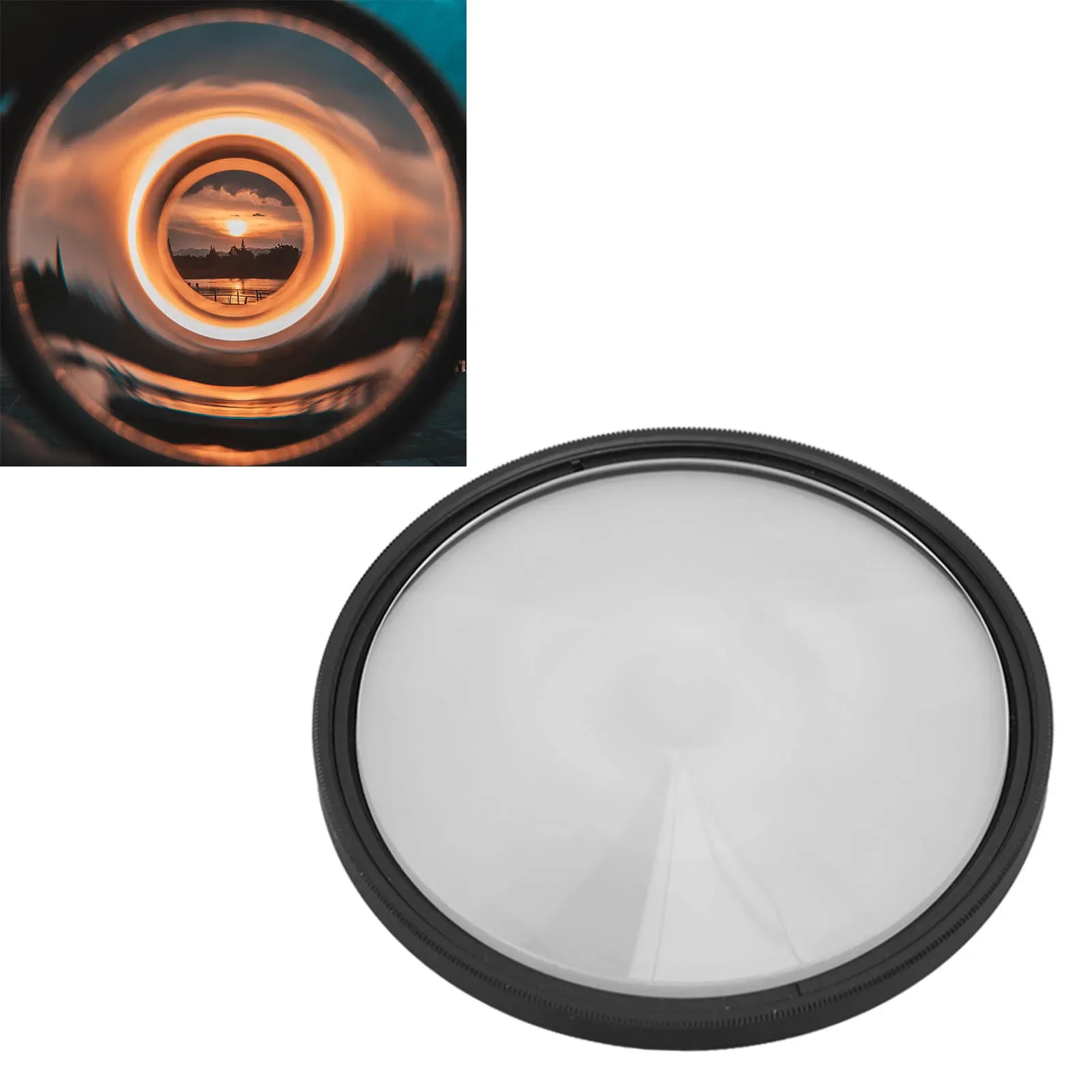 Halo Swirl Camera Filter Halo Special Effects Filter Widely Used Grease Resistant Optical Glass for Landscape Photography