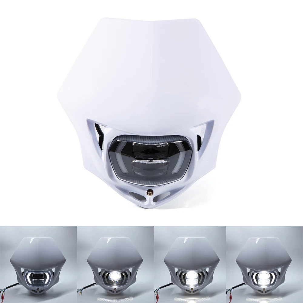 

Светодиодные фары для мотоциклов Honda, Yamaha, Kawasaki, Suzuki EXC, CRF, KLX, KXF, YZF, WRF, аксессуары для мотокросса и эндуро