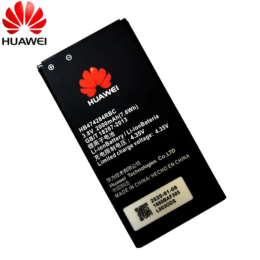 3.8V 2000mAh HB474284RBC For Huawei Honor 3C Lite C8816 C8816D G521 G615 G601 G620 Y635 Y523 Y625-U32 Y625 Y625-U51 Battery