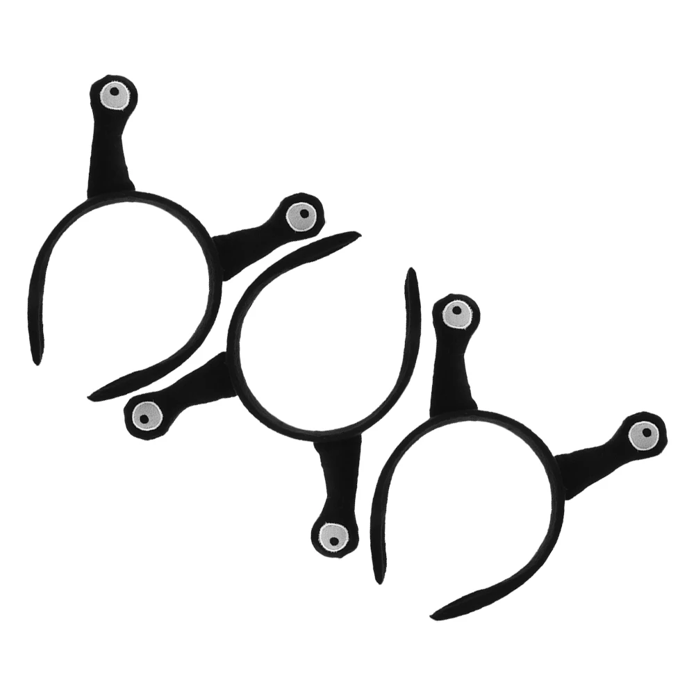 

3pcs Snail Headdress Headband Antenna Party Costume Accessories Hair Hoop Funny Headbands Cosplay Costumes Kids Women