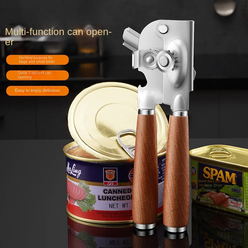 

Kitchen Household Multi-Functional Can Opener Canned Meat Cans Can Openers Beer Bottle Opener