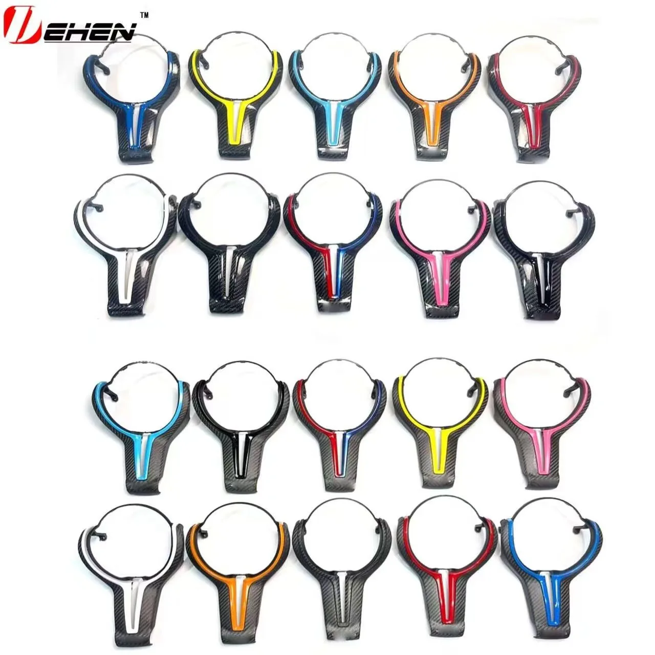 

Applicable to BMW F chassis, all series 12345678 series F20 F30 F10 modified M carbon fiber steering wheel cover