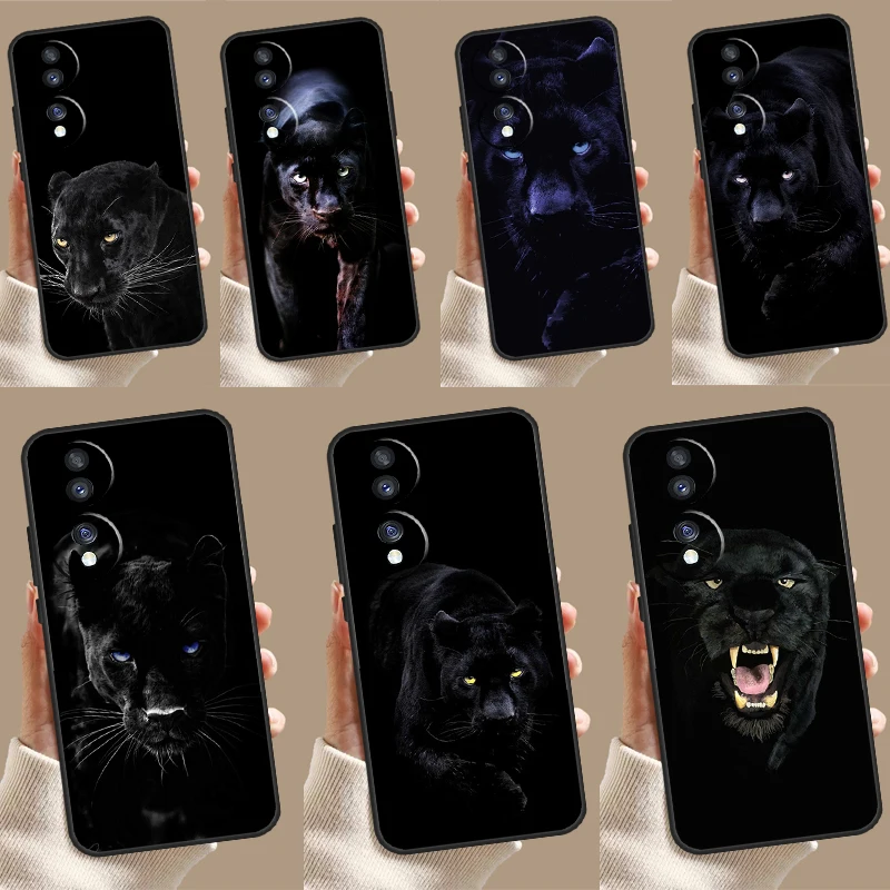 Animal Panther Case For Honor X9a X8a X7a X6a X7 X8 X9 X9b X8b Honor 10 50 70 90 Lite Magic 6 5 Pro Cover