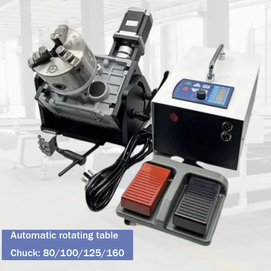 CNC precision speed control rotary table positioner manipulator argon arc welding laser welding circumferential seam welding