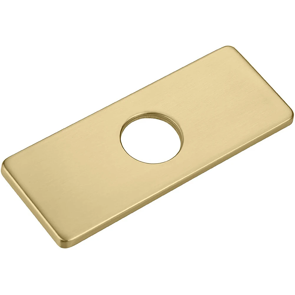 1pc Faucet Bottom Decorative Cover Gasket Panel 304 Stainless Steel Faucet Cover Household Hardware Accessories