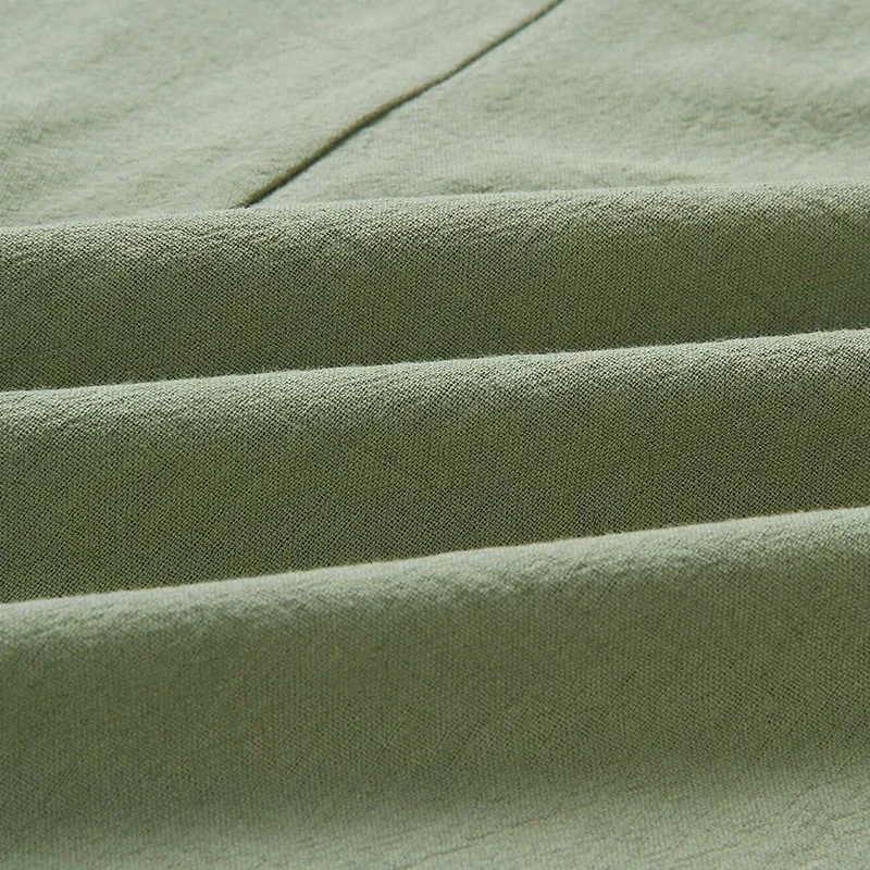 Boho ผ้าฝ้ายลินินชุดชายหาดผู้หญิง 2025 ฤดูร้อนสปาเก็ตตี้ชุดผู้หญิงเซ็กซี่ V คอปิดไหล่มินิเดรส