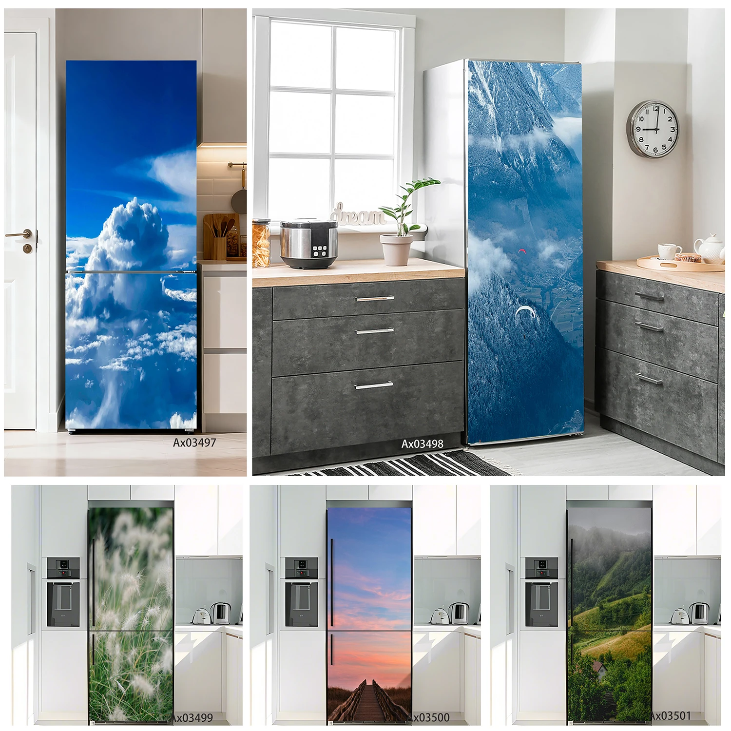 Home Decor Range - Wielki, zasnęty śniegiem alpejski zespół górski
