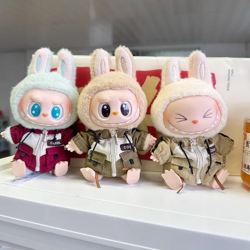 

Крутой комплект свитшотов для 15/17 см Ropa Labubu High Energy Series Ahead Mini Doll Одежда V2/V3 Ropa Labubu Модный стиль слепая коробка