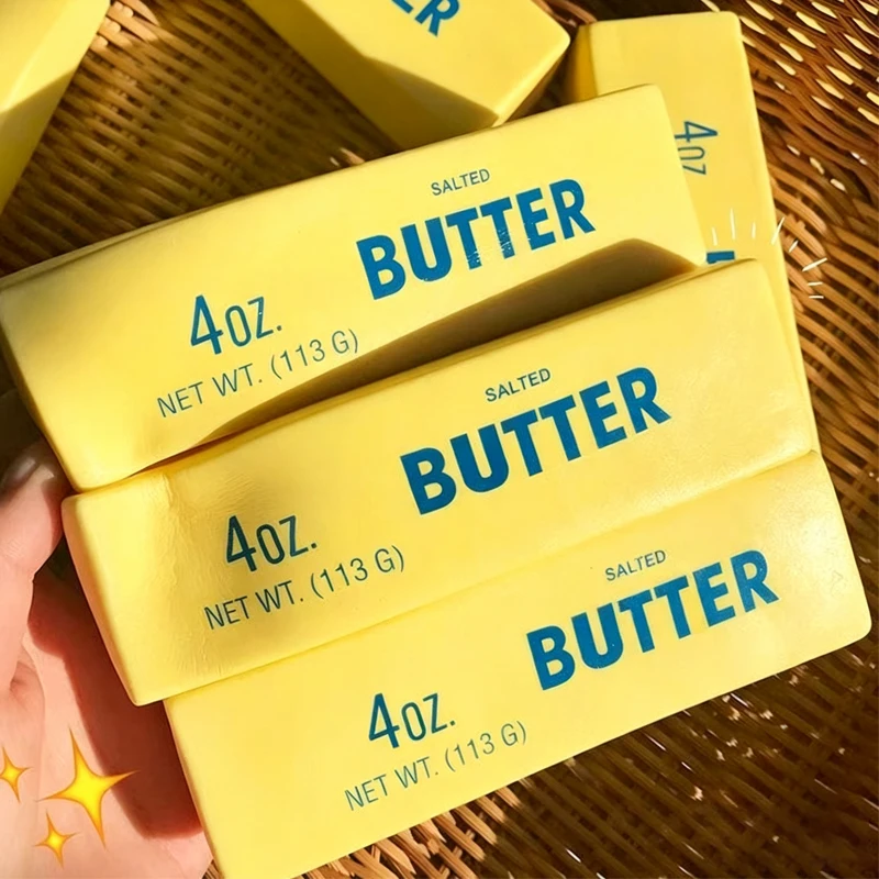 Slow Rebound Squeeze Toy Butter Stick Squishy Toy Butter Brick Taba Squishy Fidget Toy Anti Stress Release Soft Sensory Gift Toy