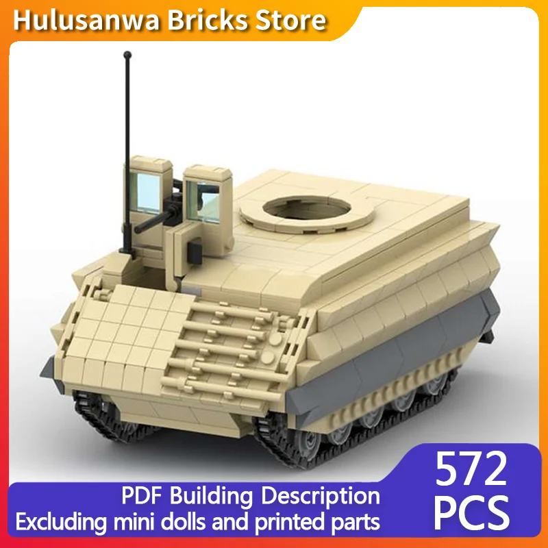 FV430 Mk. 3 Armored Car Model MOC Building Bricks War Equipment Modular Technology Gifts Holiday Assemble Children Toys Suit