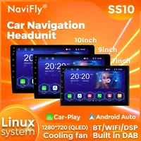 NaviFly Linux System 7inch 9inch 10inch Car Radio Stereo 2din CarPlay Android auto Universal Car Head Unit multimedia video play