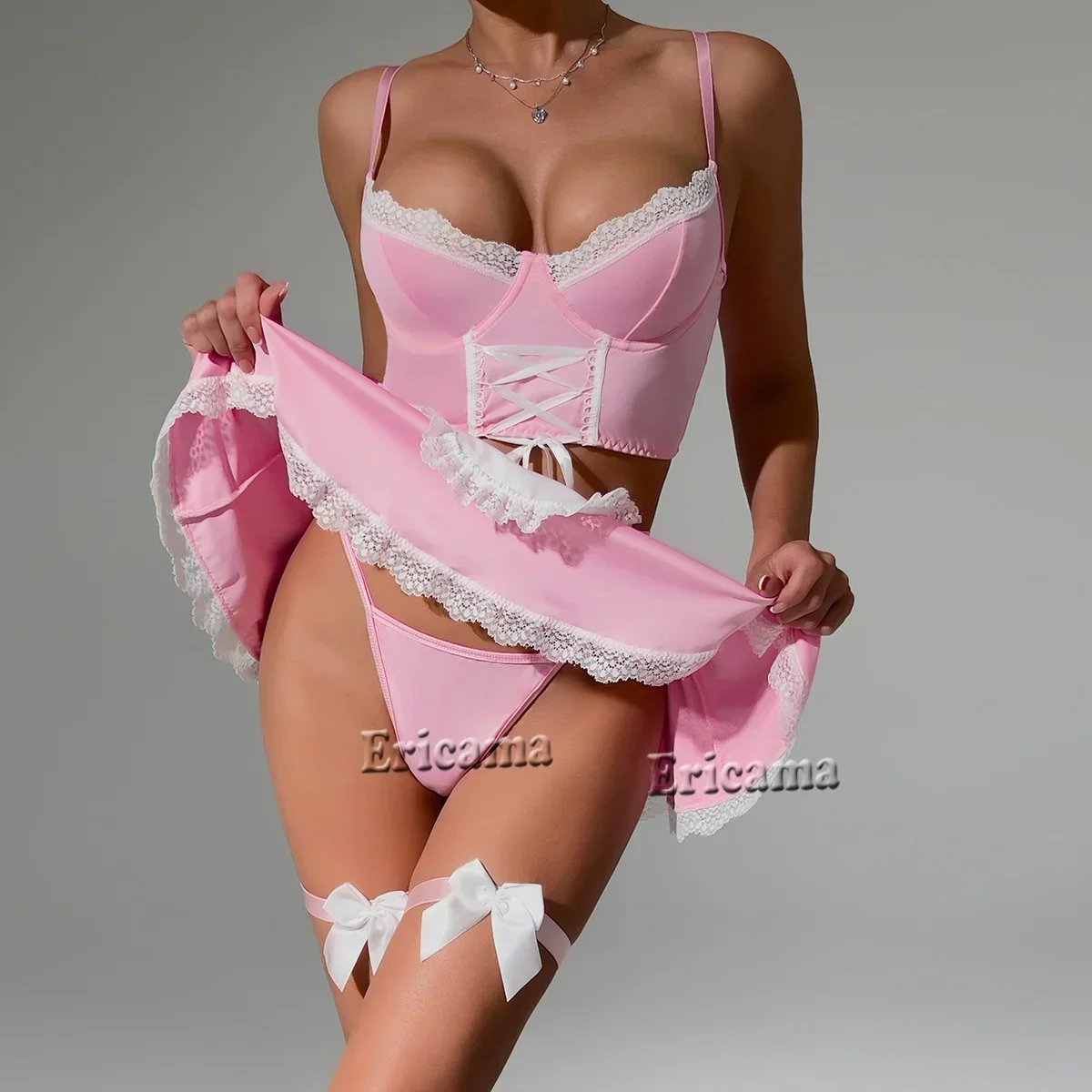 المرأة شفافة حمالة صدر ولباس داخلي الرباط الملابس الداخلية مجموعة الساخن المثيرة مثير ازياء الملابس الداخلية مفتوحة البرازيلي ثونغ مثير الملابس الداخلية مجموعات #3