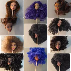 Doll head with hair in many styles to choose from, many styles to change the makeup of the doll head