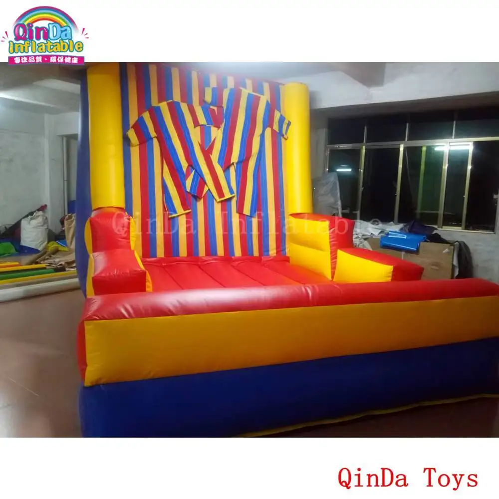 Funny Sports Games Inflatable Stick Wall With Free Suit,Jumping Castle Inflatable Sticky Wall