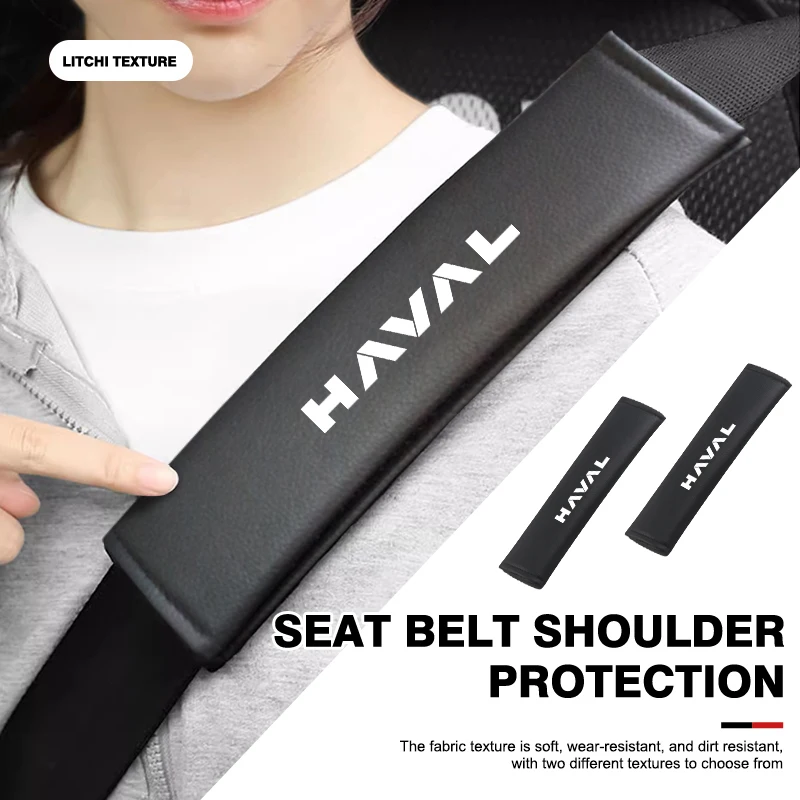 Car Shoulder Pad Safety Belt Protector Cover Strap Mat Interior For Great Wall Haval F7 H6 H2 H3 H5 H7 H8 H9 M4 F7X F7H H3S J