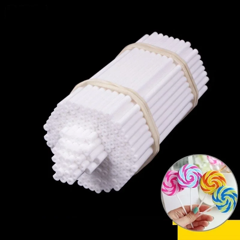 

OD 3mm 3.5mm 4mm White food-grade cake sticks, baking DIY hot-selling lollipop sticks, candy pp plastic tube customize