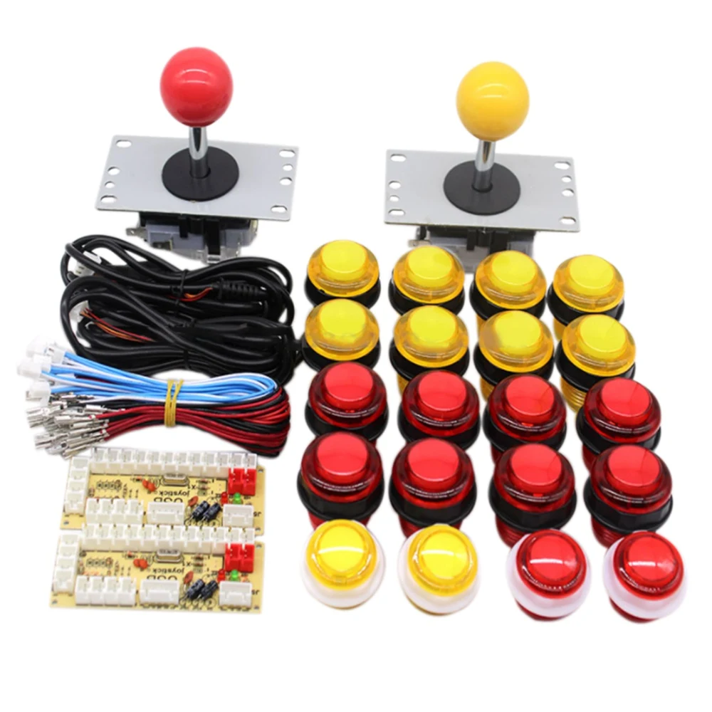 

DIY USB Encoder to PC Games Joystick LED Illuminated Push Buttons for Arcade Joystick DIY Kits Parts