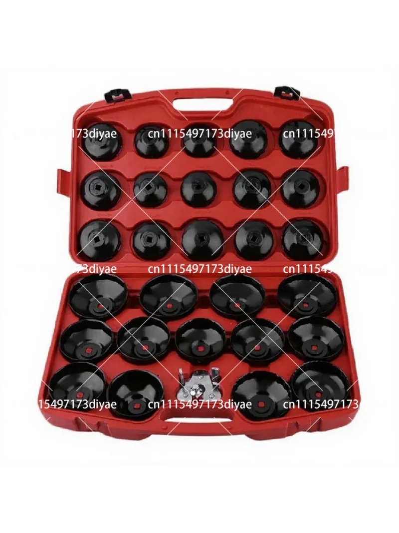 30-Piece Cap Cleaner Wrench Set Machine Filter Disassembly Tool