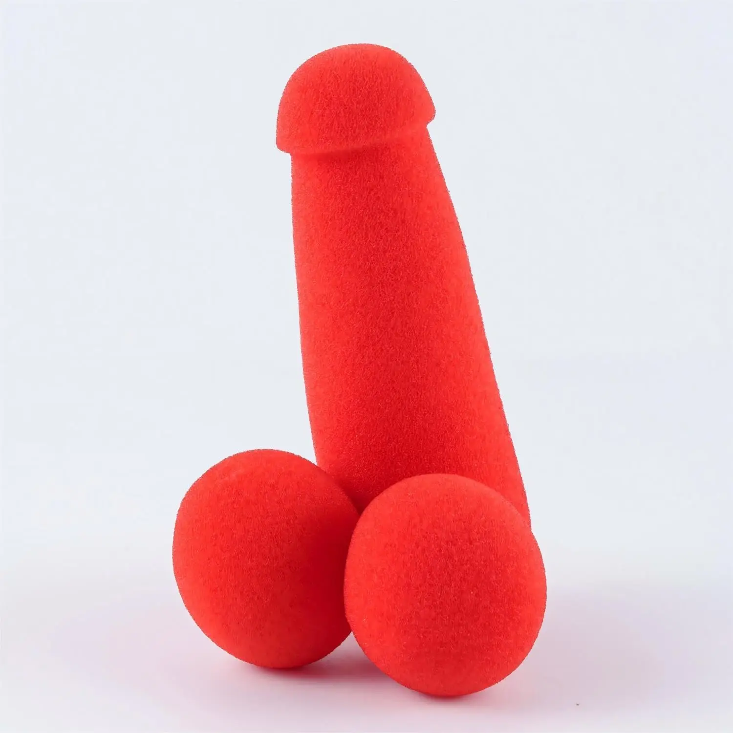 10PCS 2.5cm/3.5cm/4.5cm Large Sponges Circular Illusion Comedy Finger Sponge Ball Red Magic Sponge Ball Magic Tricks