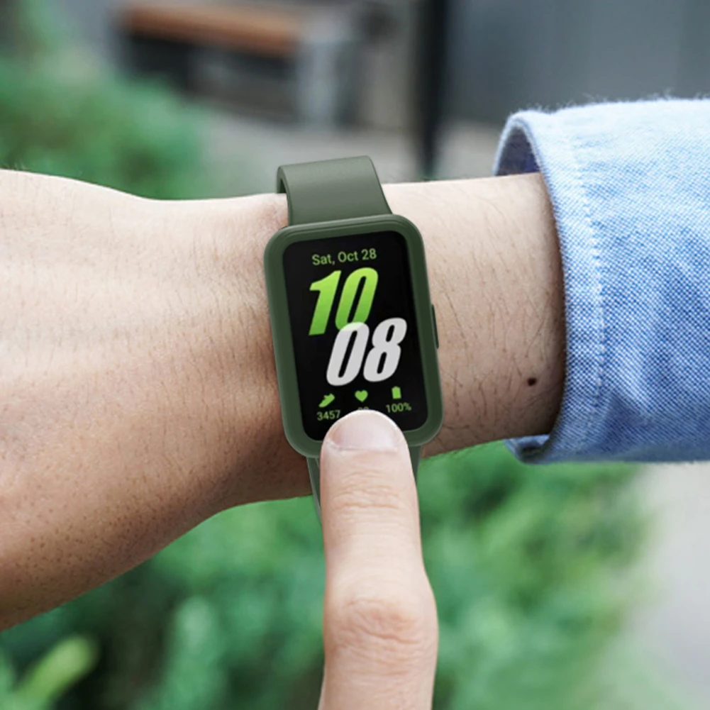 Silikonowe etui nadające się do prania miękkie ochronne osłony zderzaka rama zderzaka z wydrążoną pokrywą etui na zderzak dla Samsung Galaxy Fit 3