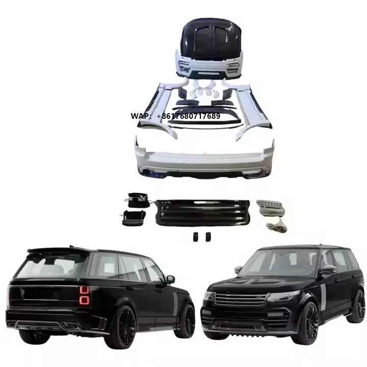 MSY Style Wide Body Kit for Range Rover - Full Upgrade Kit with Hood, Wheel Arches & Bumper Spoiler