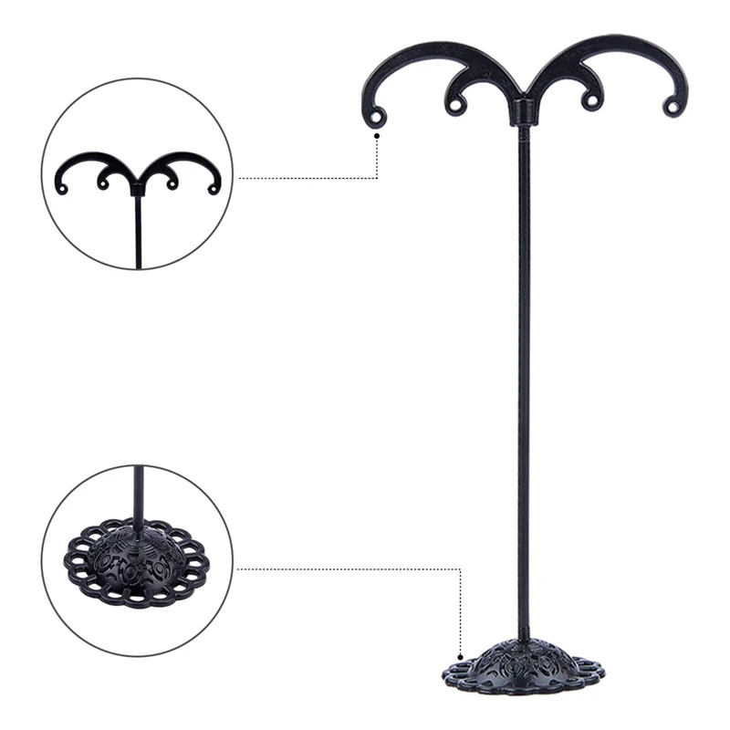 6Pcs Earring Display Stand Jewlery Showcase Organizer Display Rack For Photography Jewelry Props