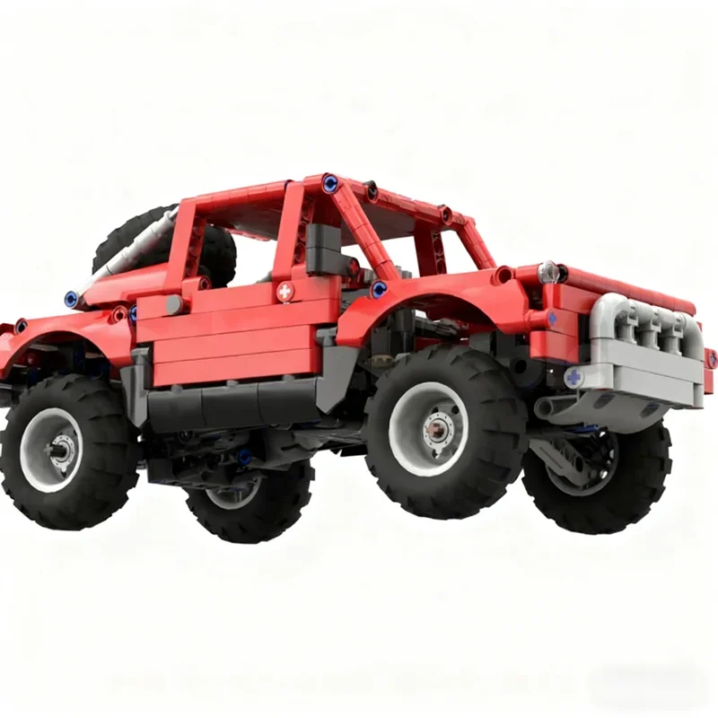 586pcs MOC Forded Ranger Prerunner MANUAL Technical Model Building Blocks Construction Brick Toys Christmas Gift Birthday