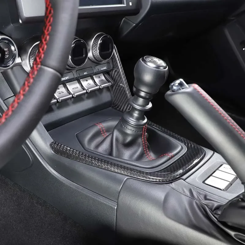 For 2022+ Subaru BRZ/Toyota 86 center shifter frame decoration car interior decoration accessories real carbon fiber material