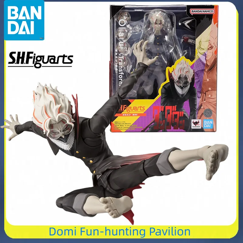 Bandai original shf anime figura dandadan takakura ken conjunta modelo móvel ação brinquedos colecionáveis presente para crianças ornamentos