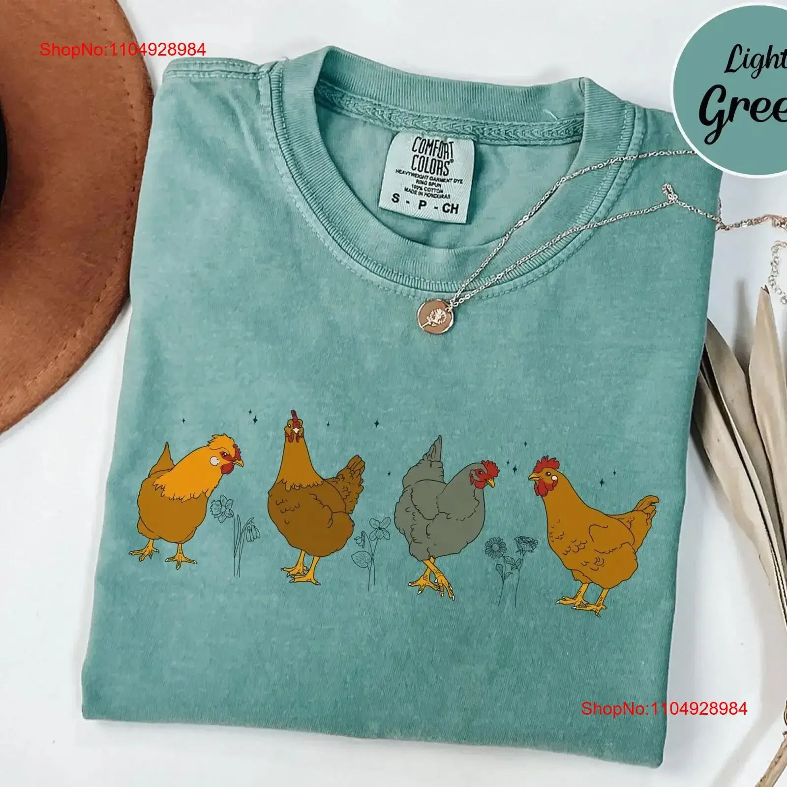 

Cute Rooster Hen Chickens Lover Christmas T Shirt Mixed Mom Dad Farm Animals Owner SweaT Ideas vintage Washed Versatile
