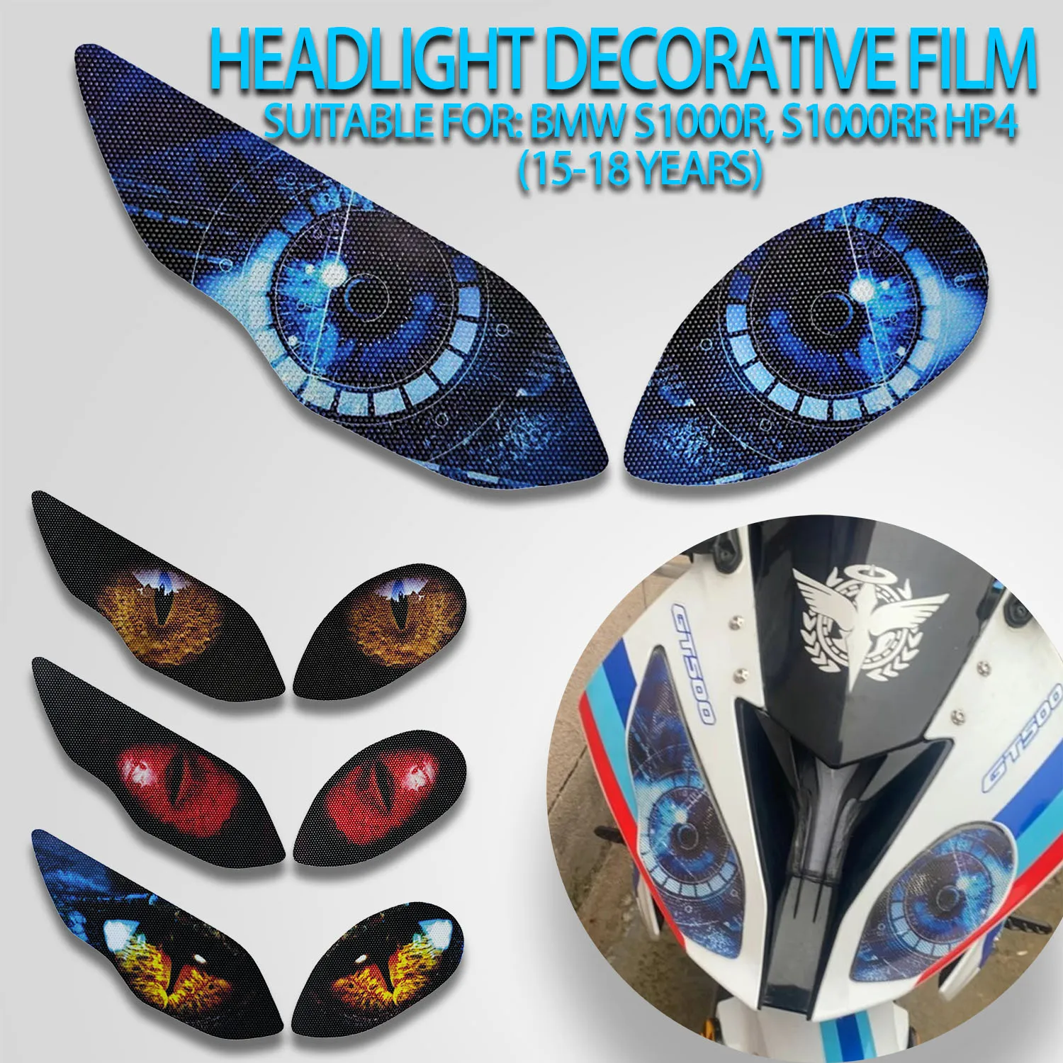 

For BMW S1000R S1000RR HP4 Motorcycle Handmade Headlight Protector