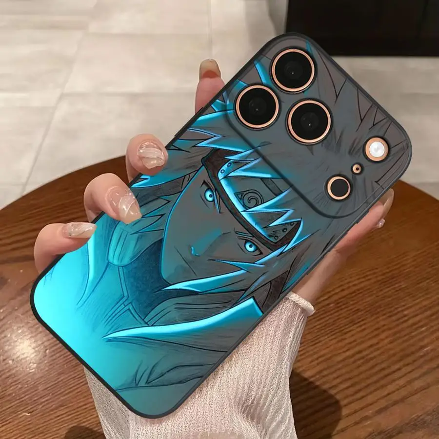 Hülle für Apple iPhone 17 Pro Max 11 15 XS XR 12 Plus 13 Mini 7 8 16 Air 17e Handyhülle Anime N-arutos