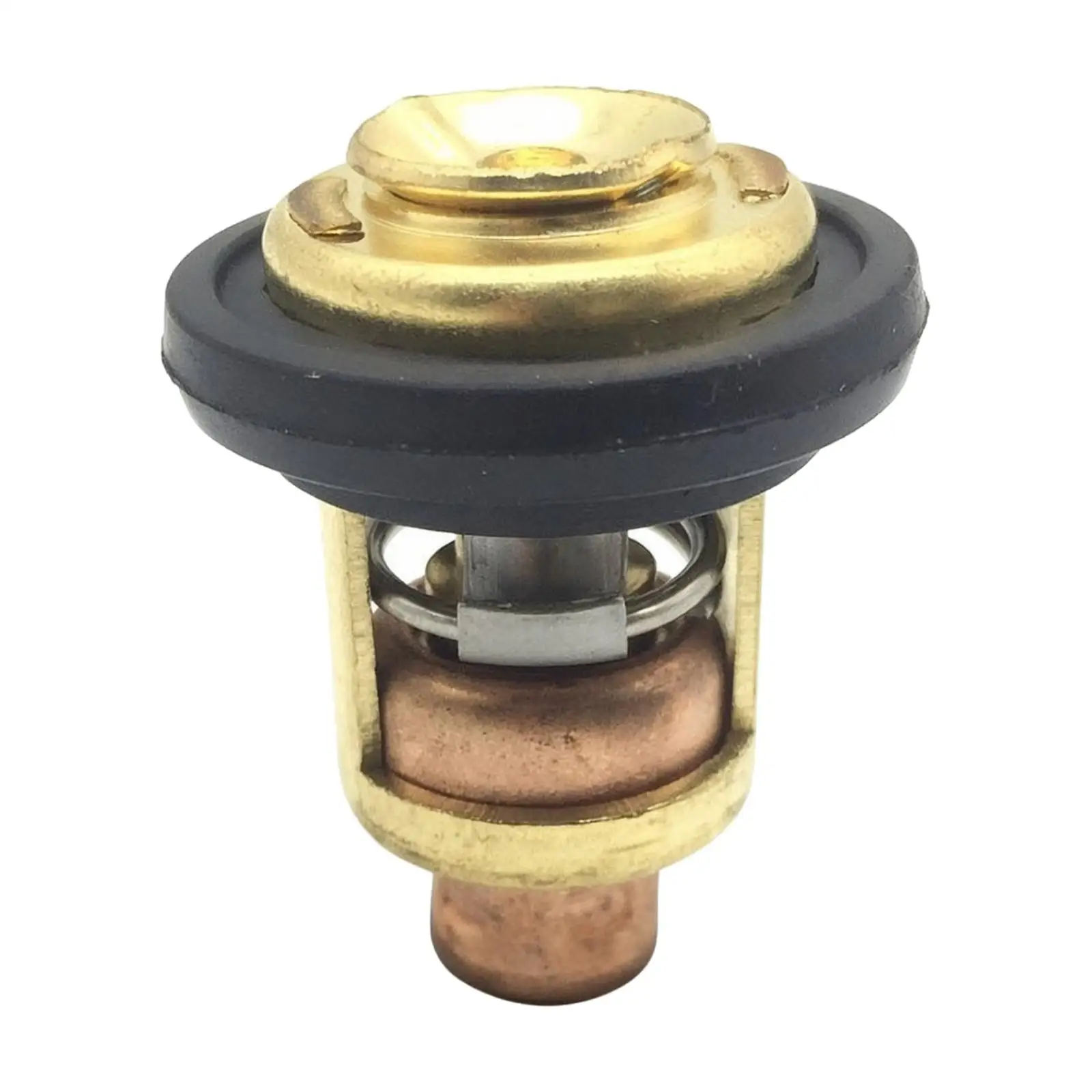 Marine Engine Thermostat for Yamaha 9.9 70HP 4 Stroke Outboard with Rubber Gasket Copper Core