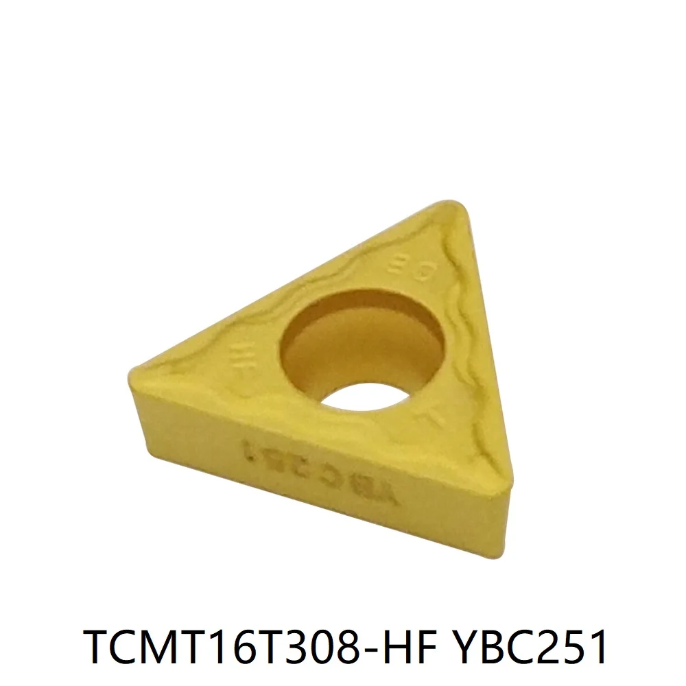 

ZCC TCMT16T308-HF YBC151 YBC251 Positive inserts General turning For machining steel TCMT 3(2.5)2 HF 10PCS/BOX