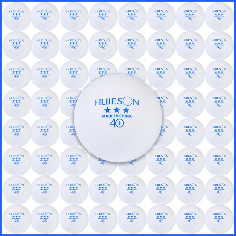 

HUIESON 3 Star Table Tennis Balls 40+ ABS New Material Ping Pong Balls with Seam for Training Competition 50PCS/20PCS Wholesale