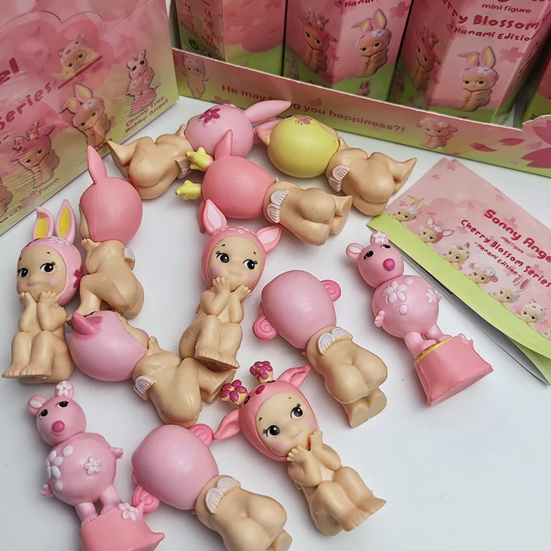 

1pcs Random style New sonny angel Sakura Hanami Series kawaii Action Figures PVC Model Toys doll ornament Christmas Gifts