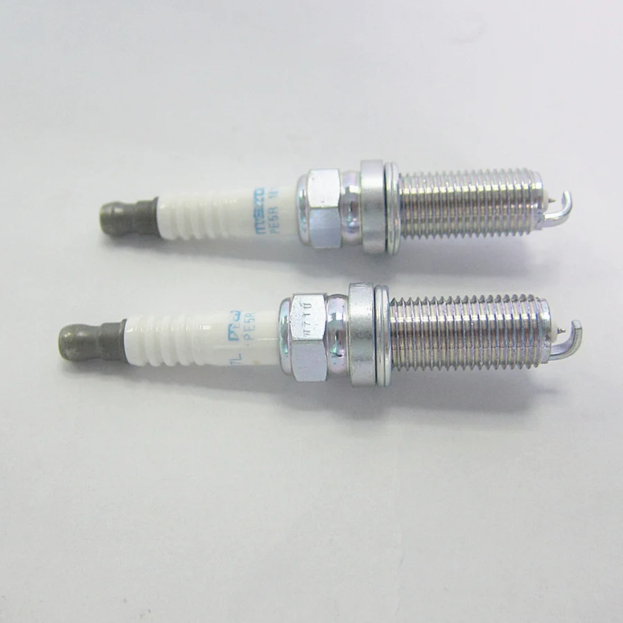 Car accessories PE5R-18-110 OEM dual Iridium spark plug for Mazda CX5 Mazda 3 2014 Mazda 6 CX4 sky active engine