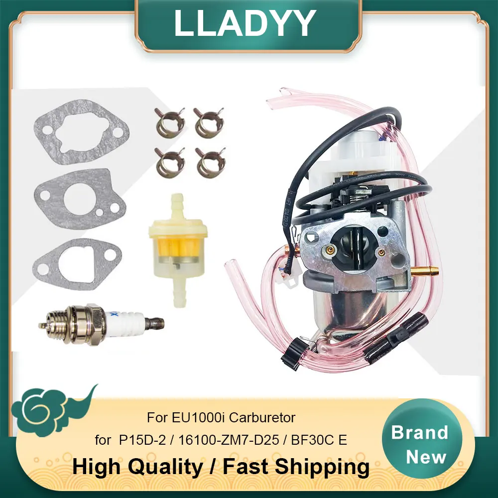 

Replacement Carburetor Kit 16100-ZM7-D25 for EU1000i Generator Fits BF30C P15D-2