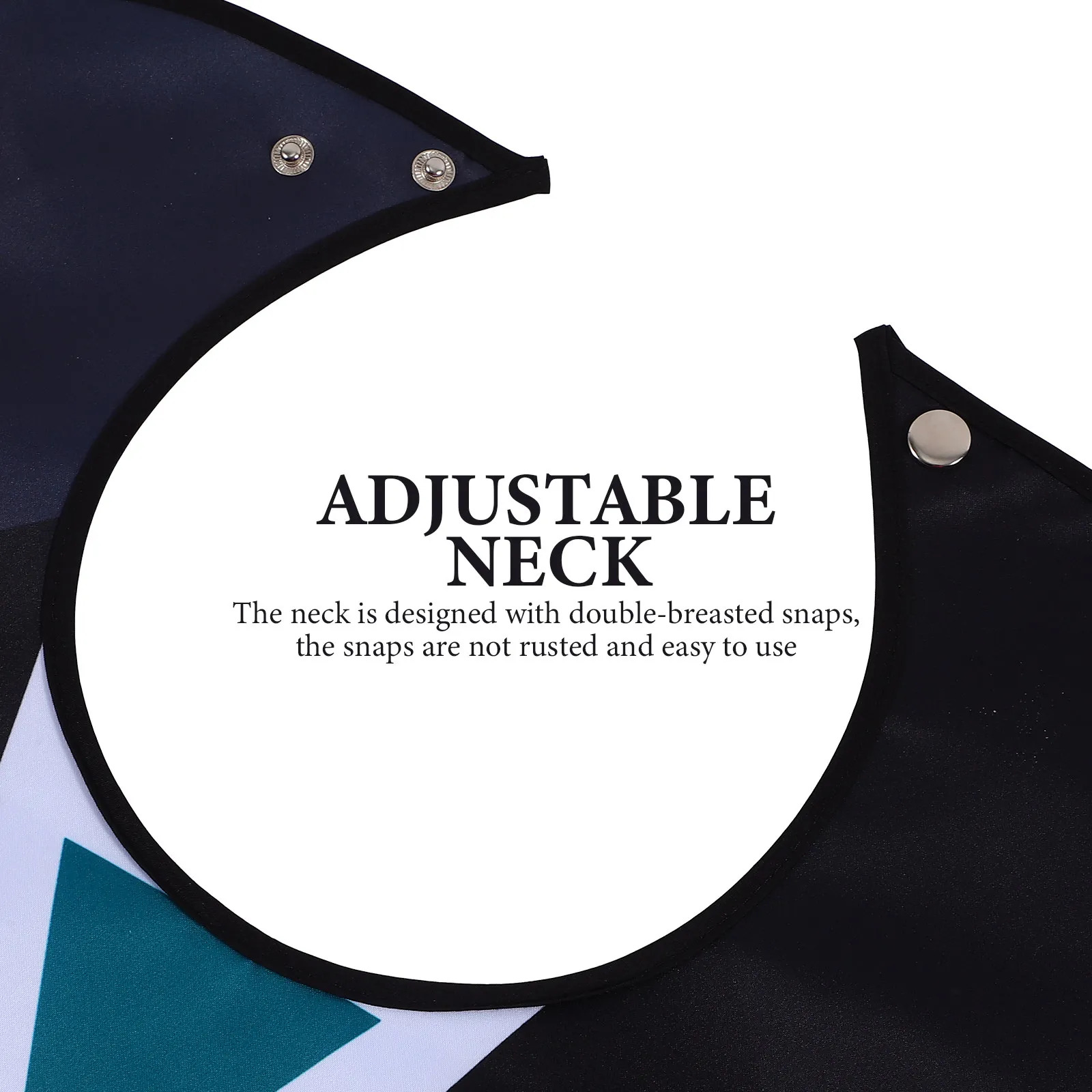 

Long Adult Bib for Men Elderly Senior with Suit Pattern Design Easy Snap Buckle Adjustable Clothing Protector Stain Resistant