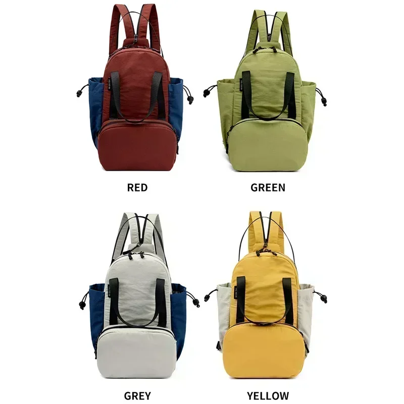 Multifunctional Lightweight Outdoor Backpack Crossbody Chest Waist Bag Girl Backpack