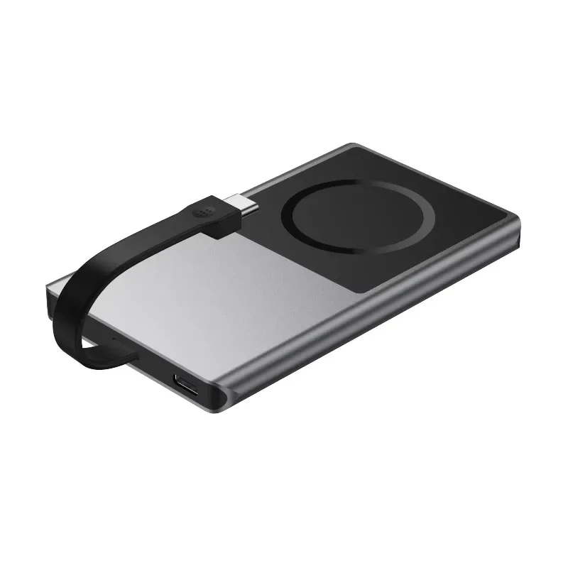 

Портативный магнитный SSD-накопитель на 1 ТБ для iPhone 15 серии, iPad, Android, мобильных устройств, MacBook: резервное хранение фотографий, видео и файлов