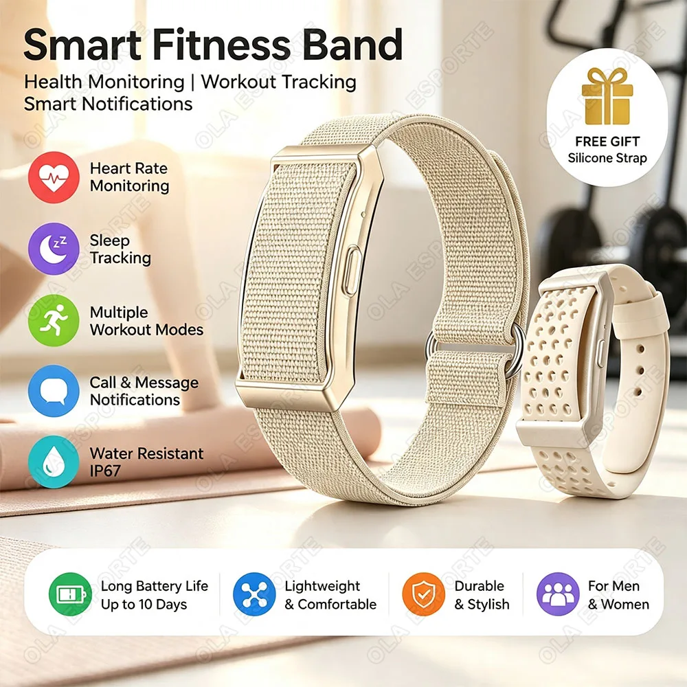 Ultra Thin Screenless Smart Wristband Multiple Exercise Modes Pedometer Health and Sleep Monitor Multi-function Smart Watch F107