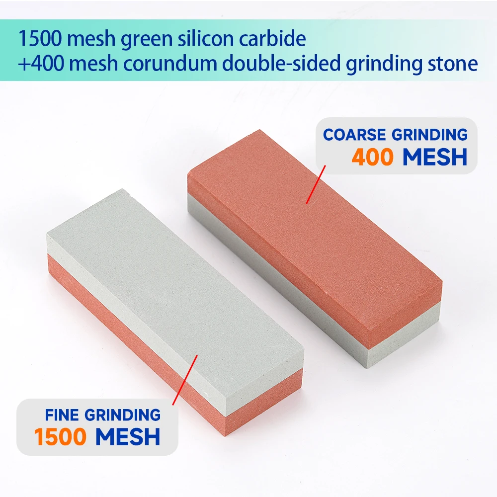 Professional Knife Sharpener Whetstone Sharpening Stones Grinding Stone Water Stone Kitchen Grit 400/1500 Double-sided