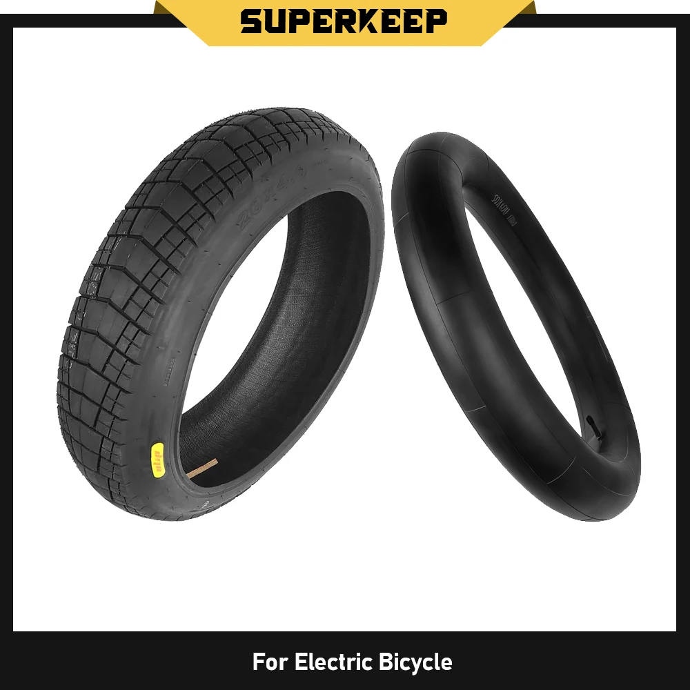 

Fat Tire 20x4.0 Bike Off-road Fat Tire Inner Tube for Snowmobile Beach Electric Bicycle 20 Inch 20*4.0 Anti-Slip Cycling Part