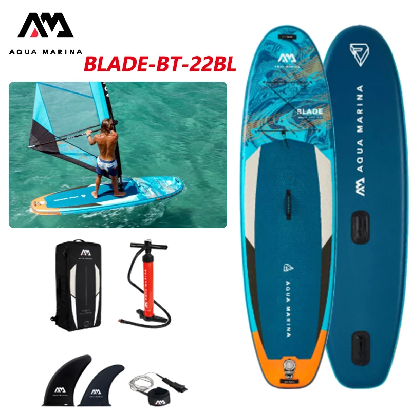 AQUA MARINA BLADE SUP Surfboard 3.2m Stand Up Inflatable Paddle Board EVA Non-Slip SUP Cruise Aquatic Sports Surfing Windsurfing