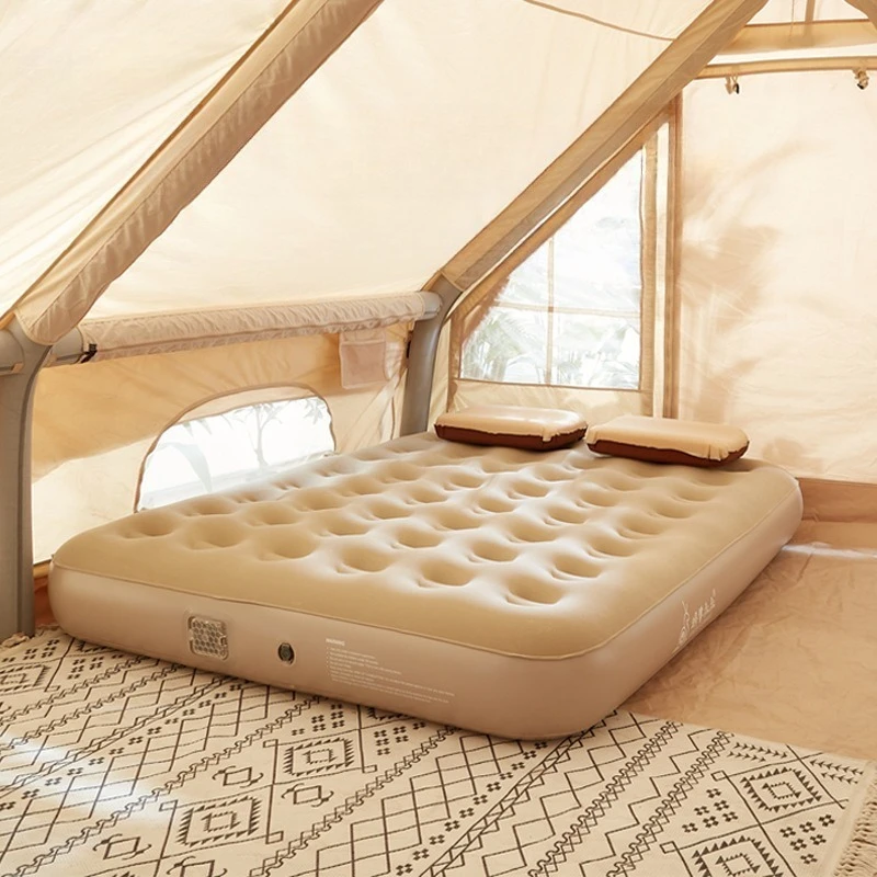 

Voice intelligent inflatable bed outdoor camping Uncle Snail new automatic inflatable mattress single household floor bunk