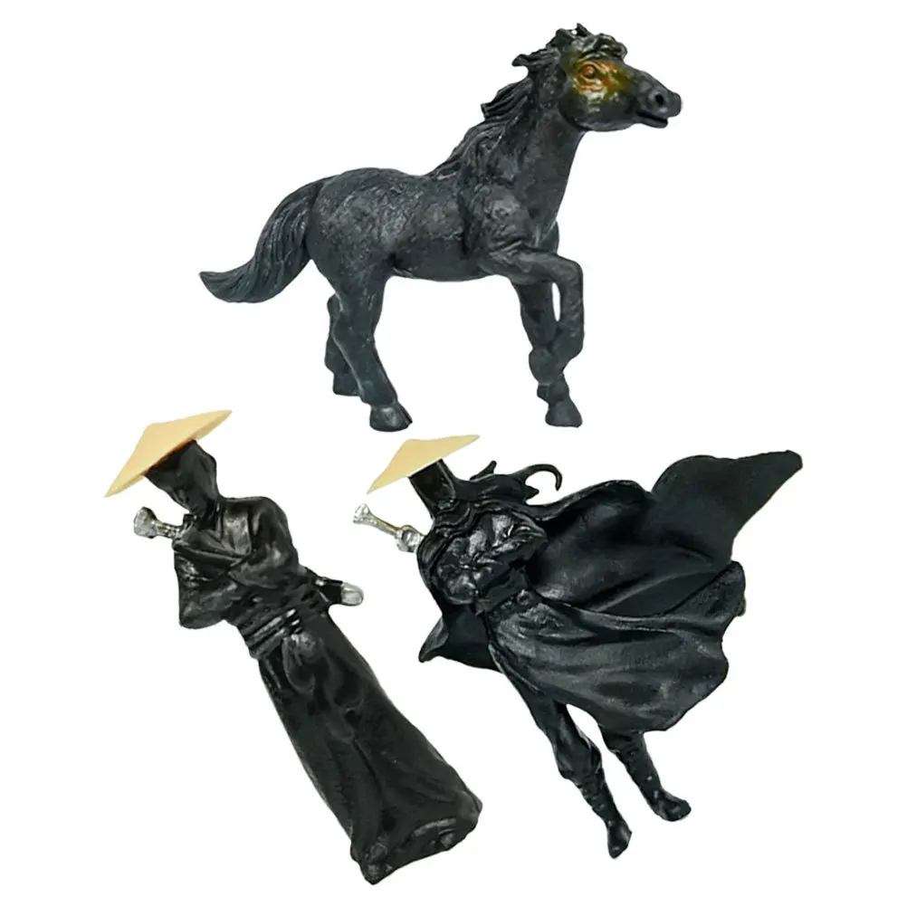 

3pcs Ancient Style Pvc Knight Errant Miniature For Zen Garden Bonsai Fish Tank Diorama Sand Table Terrarium Decor Chinese